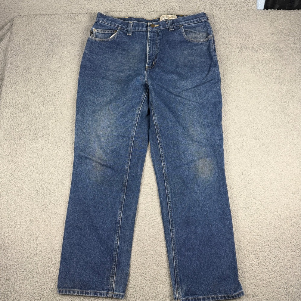 Carhartt FR Jeans Mens 38x32 Blue Flame Resistant Arc 2 Workwear Denim 280-83